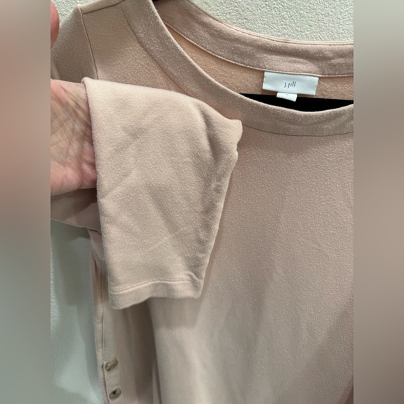J. Jill Blush long sleeve Button side Blouse size medium read description - Picture 3 of 4